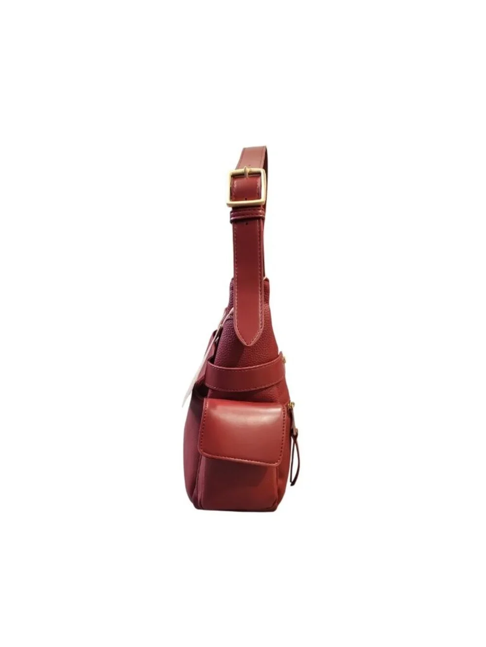 Fiorelli Red Pebbled Vegan Leather Shoulder Bag Hobo & Matching Wallet Set